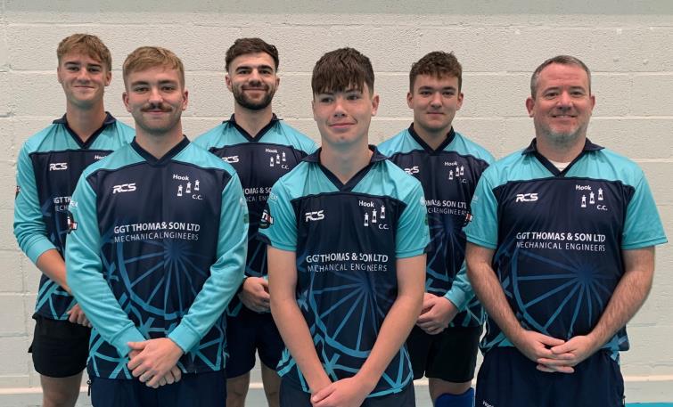 Hook, with Harry Makepeace 1st left